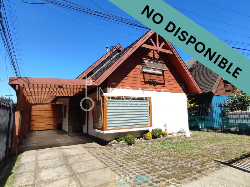 NO DISPONIBLE hermosa casa en Lomas de Mirasur, Temuco